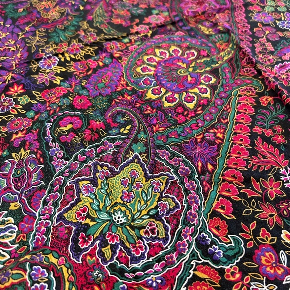 Psychedelic Paisley Scarf - Picture 1 of 7